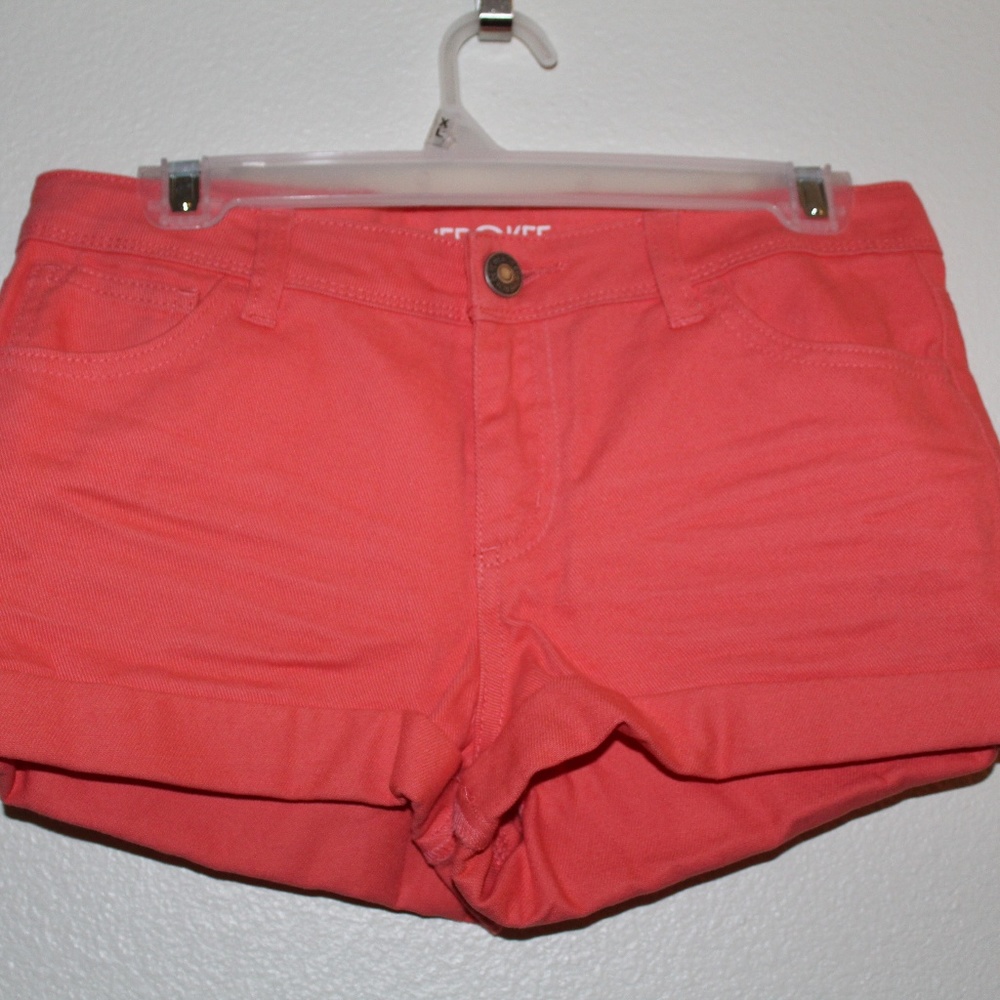Salmon Pink Booty Shorts